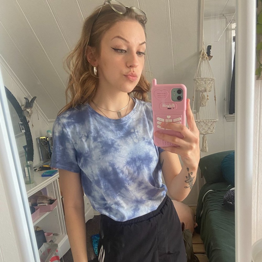 PINK by Victoria's Secret tie dye tee